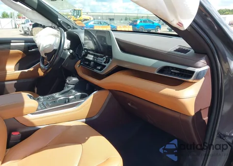 2021 Toyota Highlander Platinum from USA, damaged, VIN 5TDFZRBH5MS106874